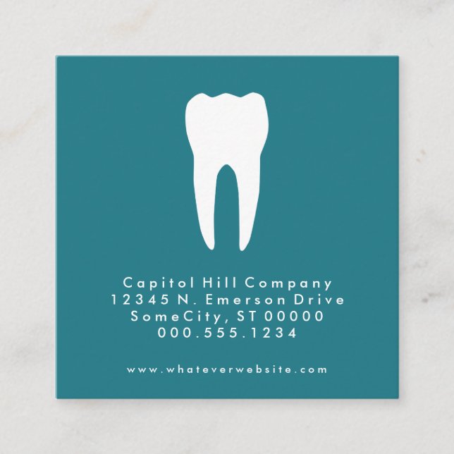 square dentist appointment reminder (Front)