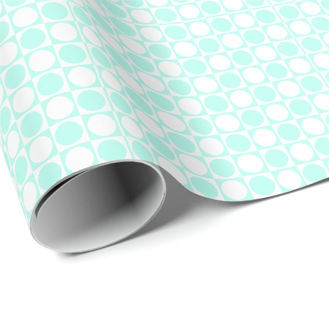 Square Dot Custom Pattern Wrapping Paper (Roll Corner)