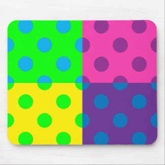 Square Dots Mouse Mat
