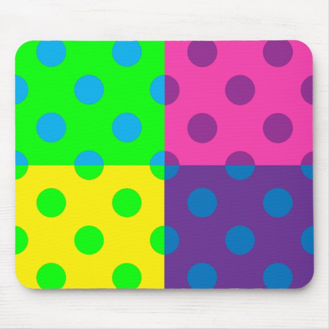 Square Dots Mouse Mat (Front)