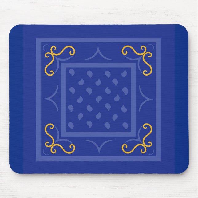 Square Drops Mouse Mat (Front)