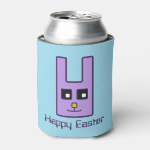 Square Easter Bunny Can Cooler
