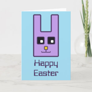 Square Easter Bunny Card