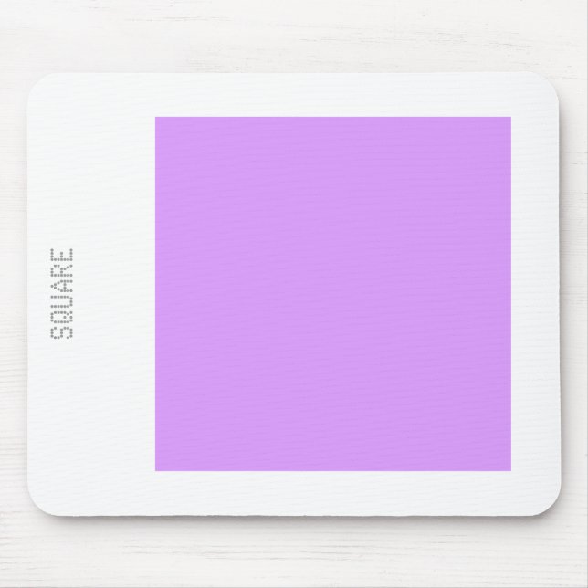 Square - Easter Purple and White Mouse Mat (Front)