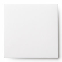 Square Envelope White Return Address