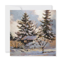Square Flat  Note Card