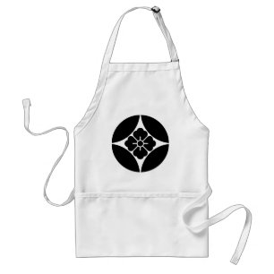 Square flower in seven treasures standard apron
