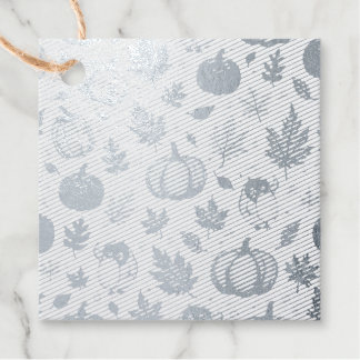 Square Foil Favour Tags