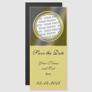 Square Frame contour I + your ideas Magnetic Invitation