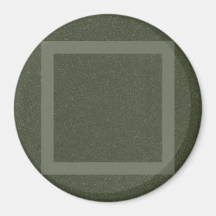 Square Frame Moss Green Magnet