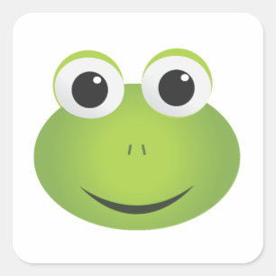 Square Frog Stickers