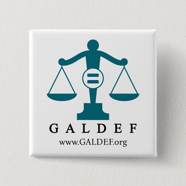 Square GALDEF button (Front)