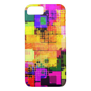 Square Geometric Multicolored Pattern iPhone 8/7 Case
