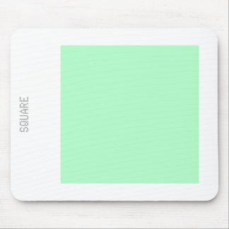 Square - Ghost Green and White Mouse Mat