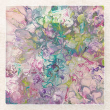 Square Glass Tile Coaster