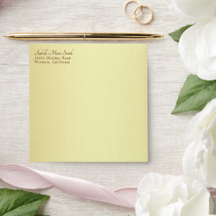 Square Gold Metallic Colour Wedding Invitation Envelope
