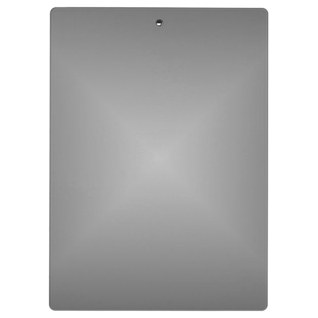 Square Gradient - Dark Grey and Light Grey Clipboard (Back)