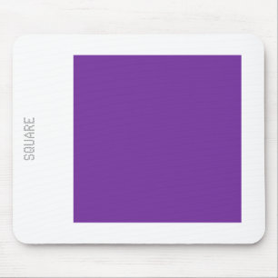 Square - Grape and White Mouse Mat