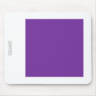 Square - Grape and White Mouse Mat