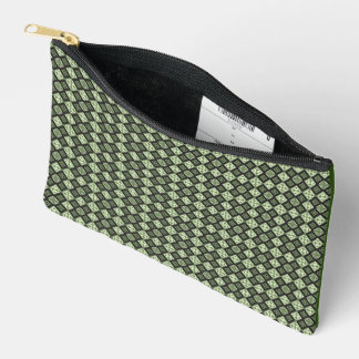 square green texture tile classic fashion gift coo accessory pouch