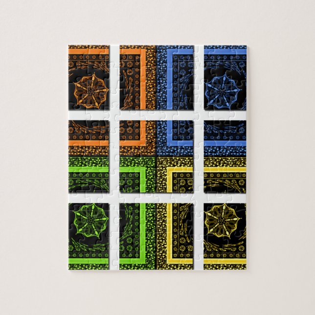 Square in a box jigsaw puzzle (Vertical)