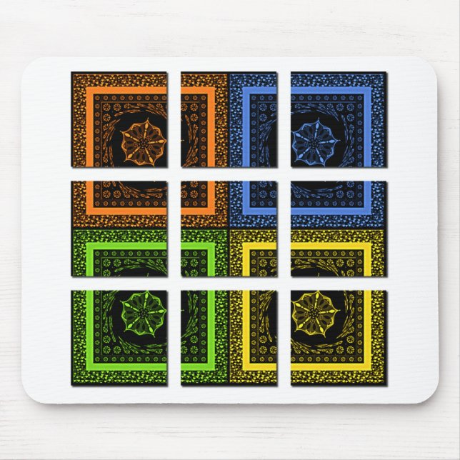 Square in a box mouse mat (Front)