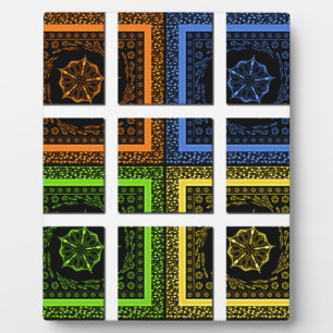 Square in a box plaque