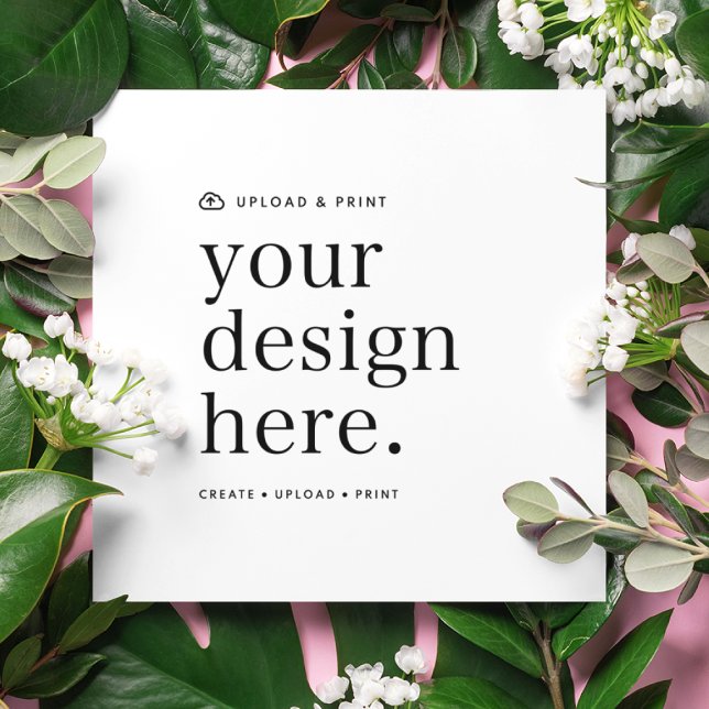 Square Invitation | Design Upload 5.25" DIY Invite (Creator Uploaded)