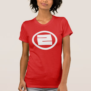 Square kanji character for ONE in circle T-Shirt