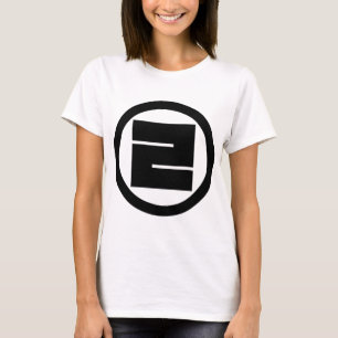 Square kanji character for ONE in circle T-Shirt