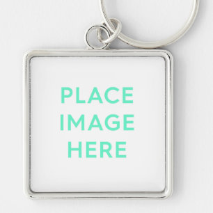Square Keychain - Souvenir Gift Design