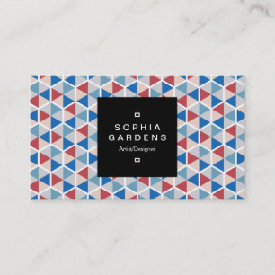 Square Label 01a - Hexagonal Pattern 05 Business Card