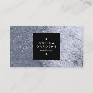Square Label 01a - Soap Bubbles 03 Business Card