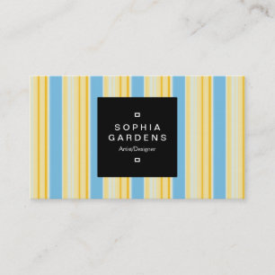 Square Label 01a - Stripes 310515 (2) Business Card