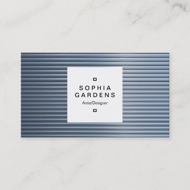 Square Label 03a - Chrome Tubes Business Card (Front)