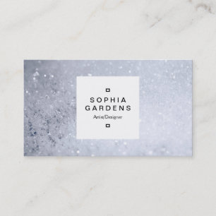 Square Label 03a - Soap Bubbles Business Card