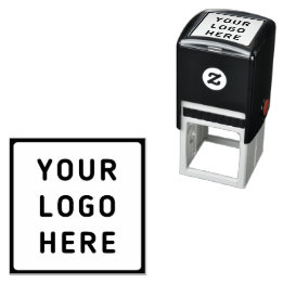 Square Logo Template Business Self-inking Stamp