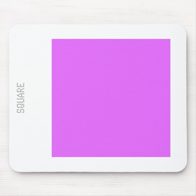 Square - Lt Purple and White Mouse Mat (Front)