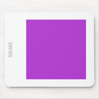 Square - Majestic Purple and White Mouse Mat