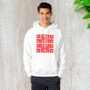 Square Mesh Mens Hoodie