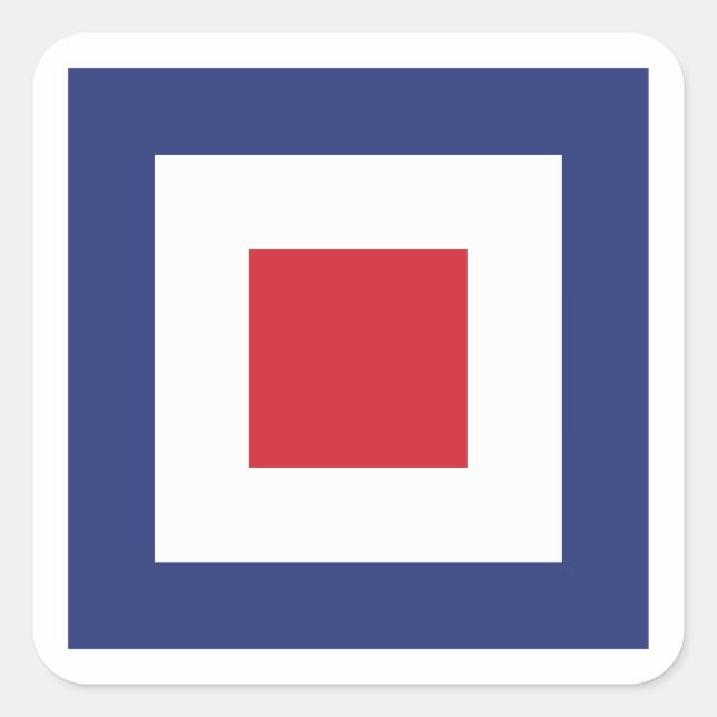 Square Mod Square Sticker (Front)