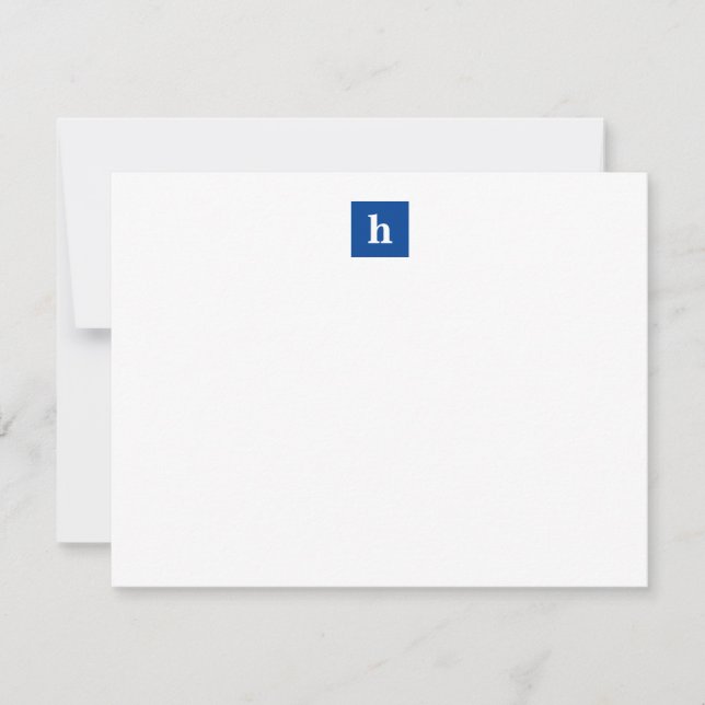 Square Monogram Card (Front)
