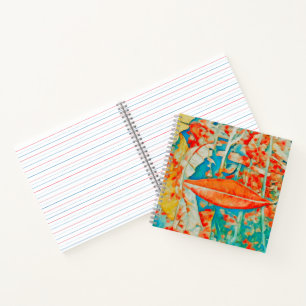 square notebook nature design