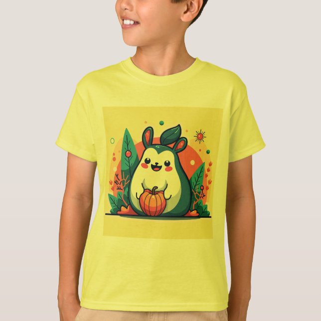 Square Nut Design Boys' Kids T-Shirt (Front)