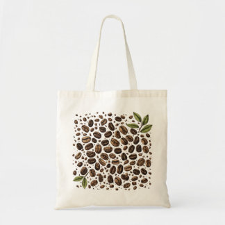 Square of Coffee Beans Tote Bag