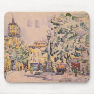 Square of the Hotel de Ville in Aix-en-Provence Mouse Mat