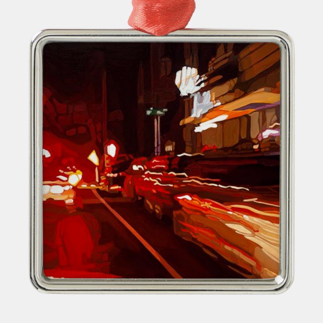 Square Ornament - Hurry (Front)