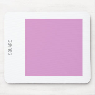 Square - Pale Purple and White Mouse Mat