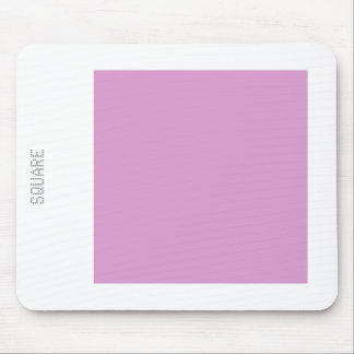 Square - Pale Purple and White Mouse Mat