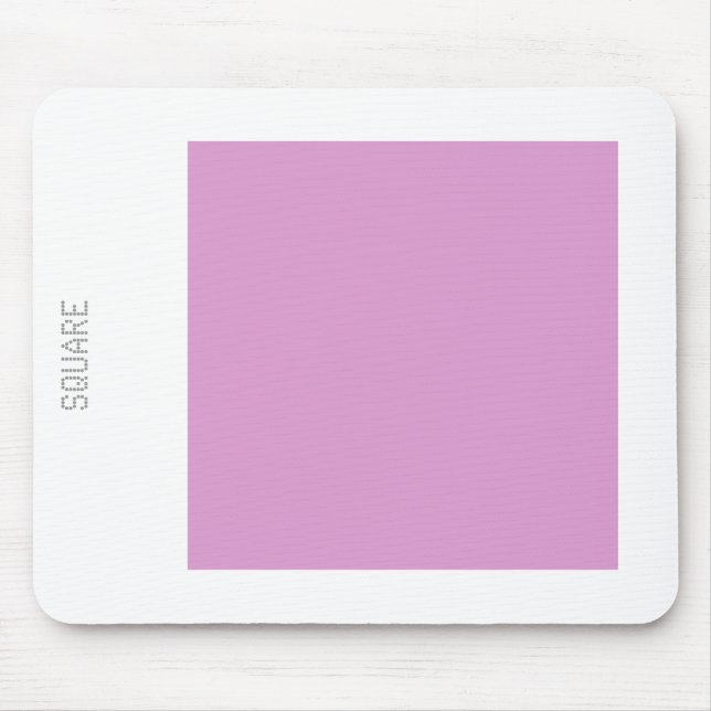 Square - Pale Purple and White Mouse Mat (Front)